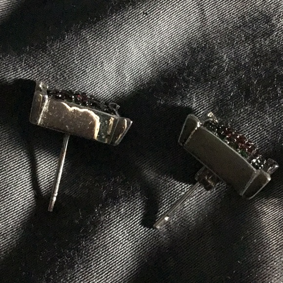 Watermelon diamond earrings - Picture 3 of 4